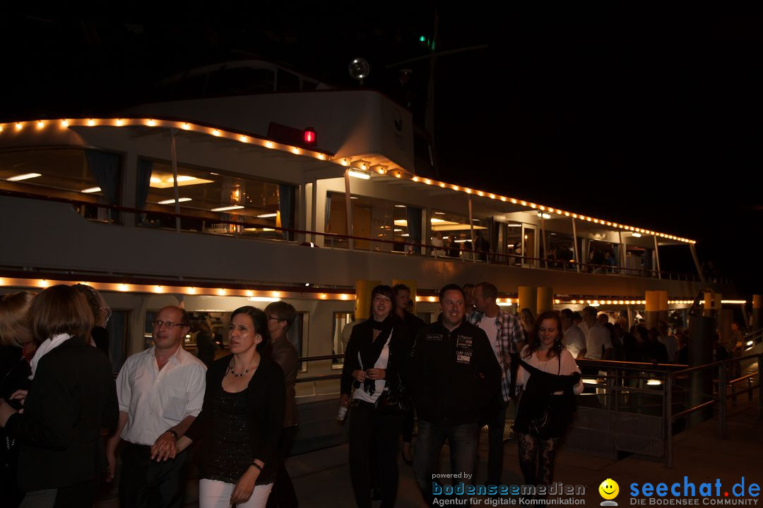 BLACK AND WHITE - Partyschiff: Friedrichshafen am Bodensee, 31.08.2013