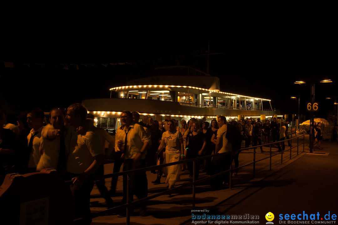 BLACK AND WHITE - Partyschiff: Friedrichshafen am Bodensee, 31.08.2013