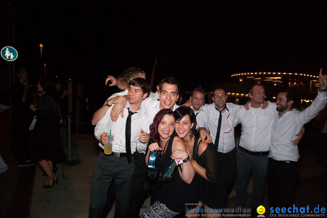 BLACK AND WHITE - Partyschiff: Friedrichshafen am Bodensee, 31.08.2013