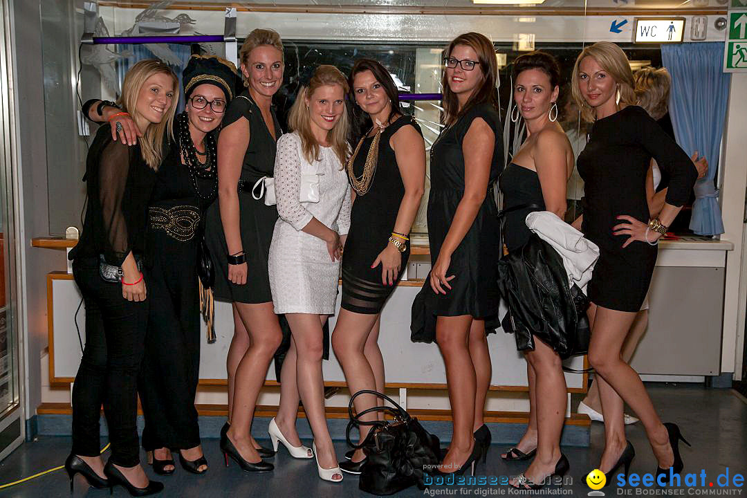 BLACK AND WHITE - Partyschiff: Friedrichshafen am Bodensee, 31.08.2013