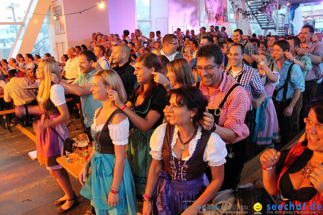 Wiesn-Boot XXL mit Hautnah live: Friedrichshafen am Bodensee, 07.09.2013