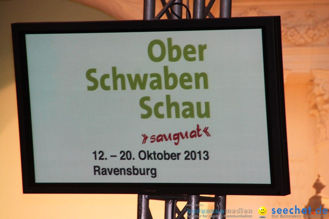 Oberschwabenschau, Tradition+Innovation: Ravensburg am Bodensee, 12.10.2013