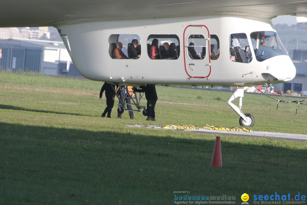 Zwei Zeppelin NT im Formations-Flug: Friedrichshafen am Bodensee, 19.10.201