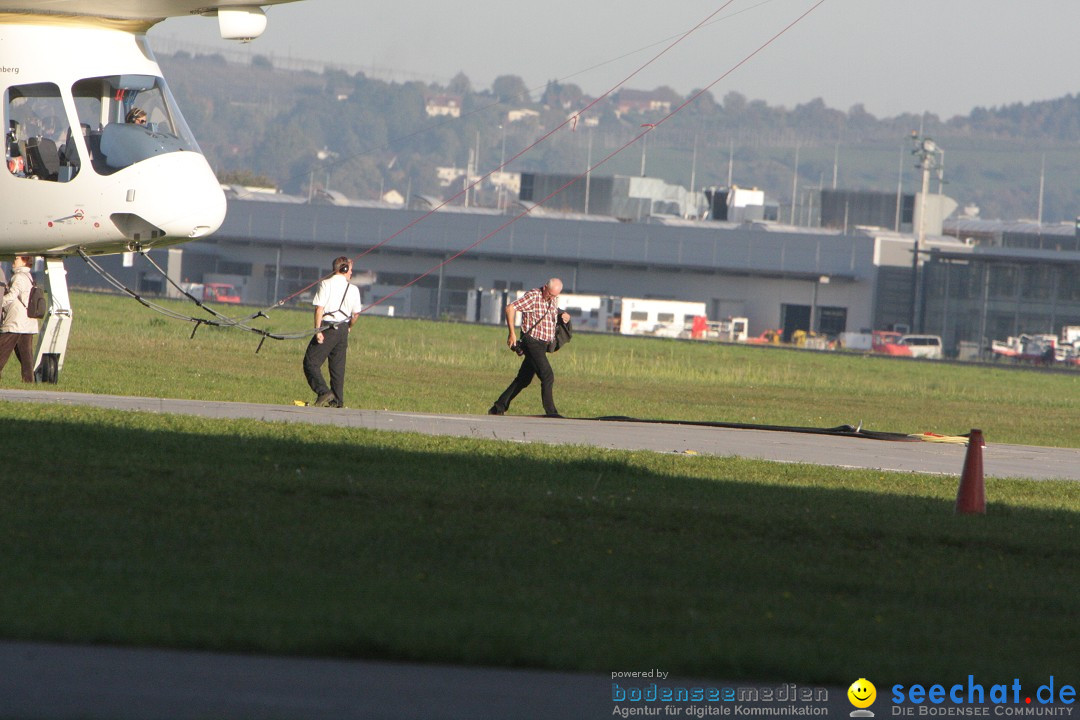 Zwei Zeppelin NT im Formations-Flug: Friedrichshafen am Bodensee, 19.10.201