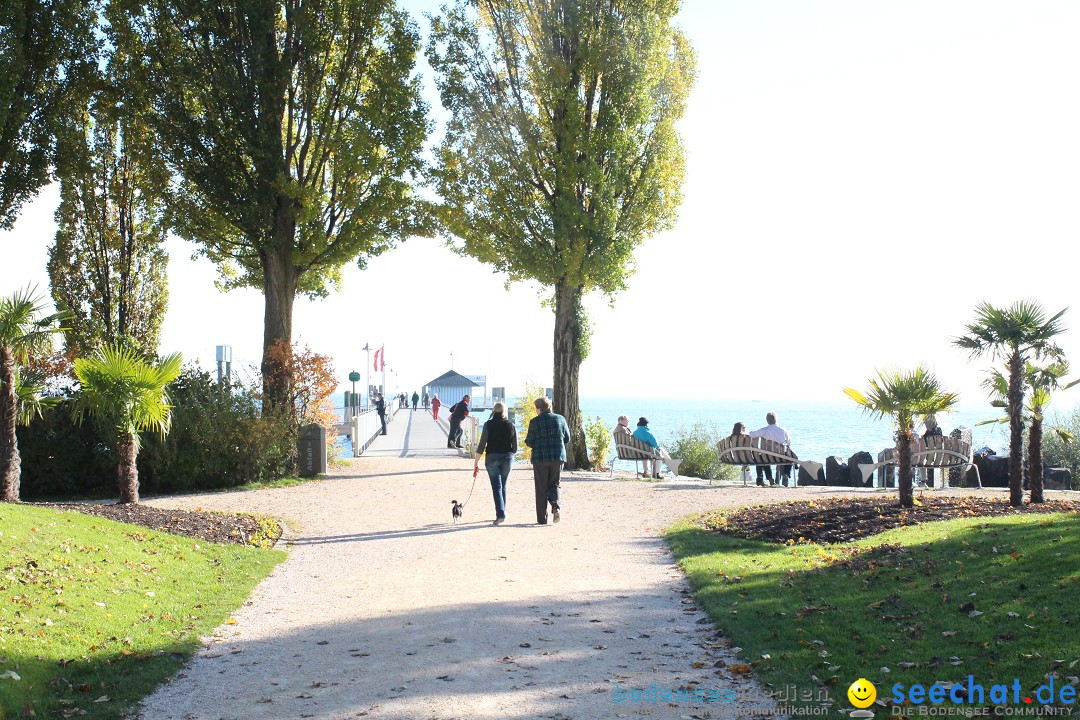 Zwei Zeppelin NT im Formations-Flug: Friedrichshafen am Bodensee, 19.10.201