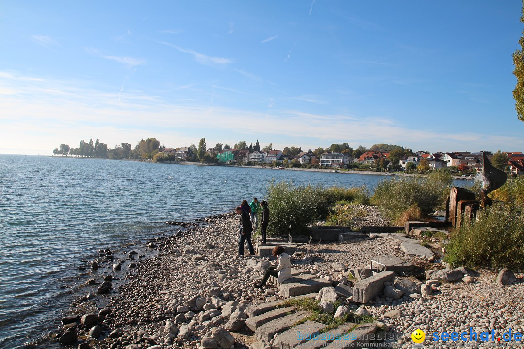 Zwei Zeppelin NT im Formations-Flug: Friedrichshafen am Bodensee, 19.10.201