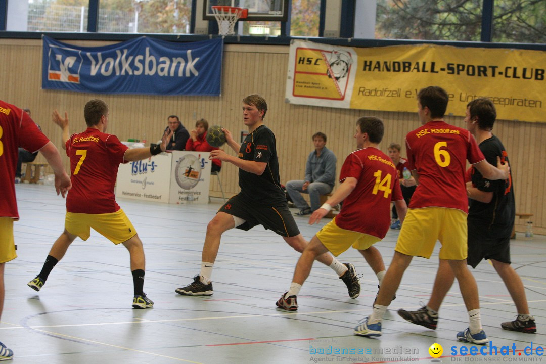 Handball Bodensee: HSC Radolfzell vs. TV Ueberlingen: Radolfzell, 20.10.13