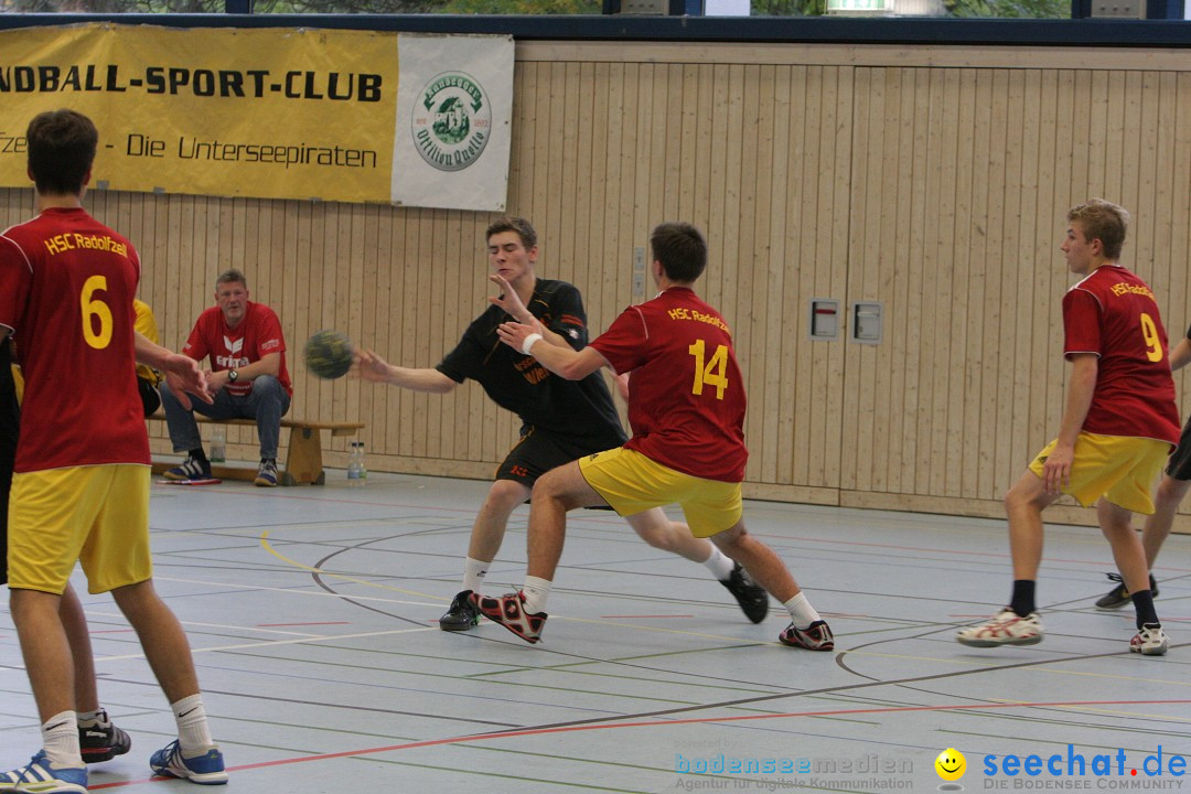 Handball Bodensee: HSC Radolfzell vs. TV Ueberlingen: Radolfzell, 20.10.13