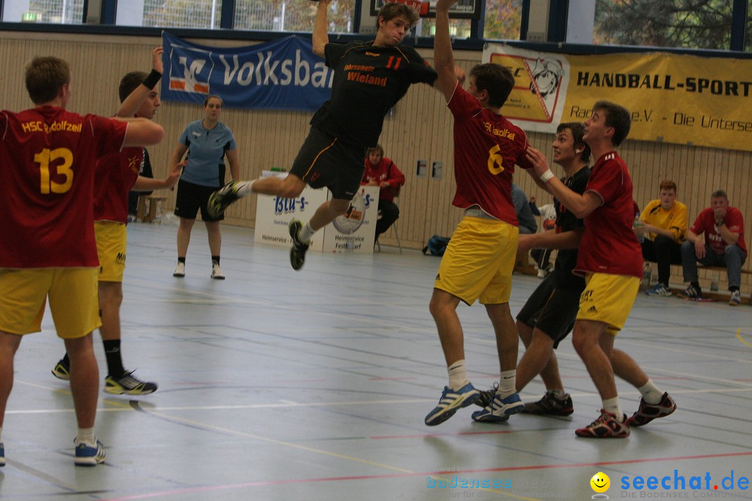 Handball Bodensee: HSC Radolfzell vs. TV Ueberlingen: Radolfzell, 20.10.13