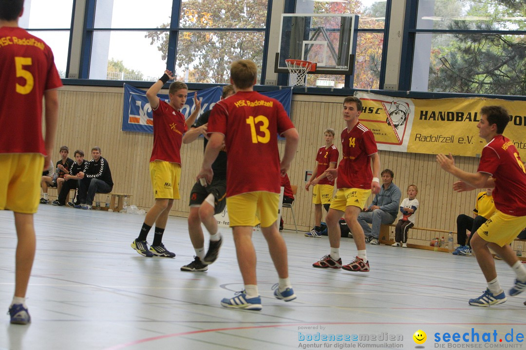 Handball Bodensee: HSC Radolfzell vs. TV Ueberlingen: Radolfzell, 20.10.13