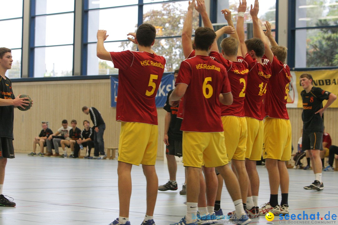 Handball Bodensee: HSC Radolfzell vs. TV Ueberlingen: Radolfzell, 20.10.13