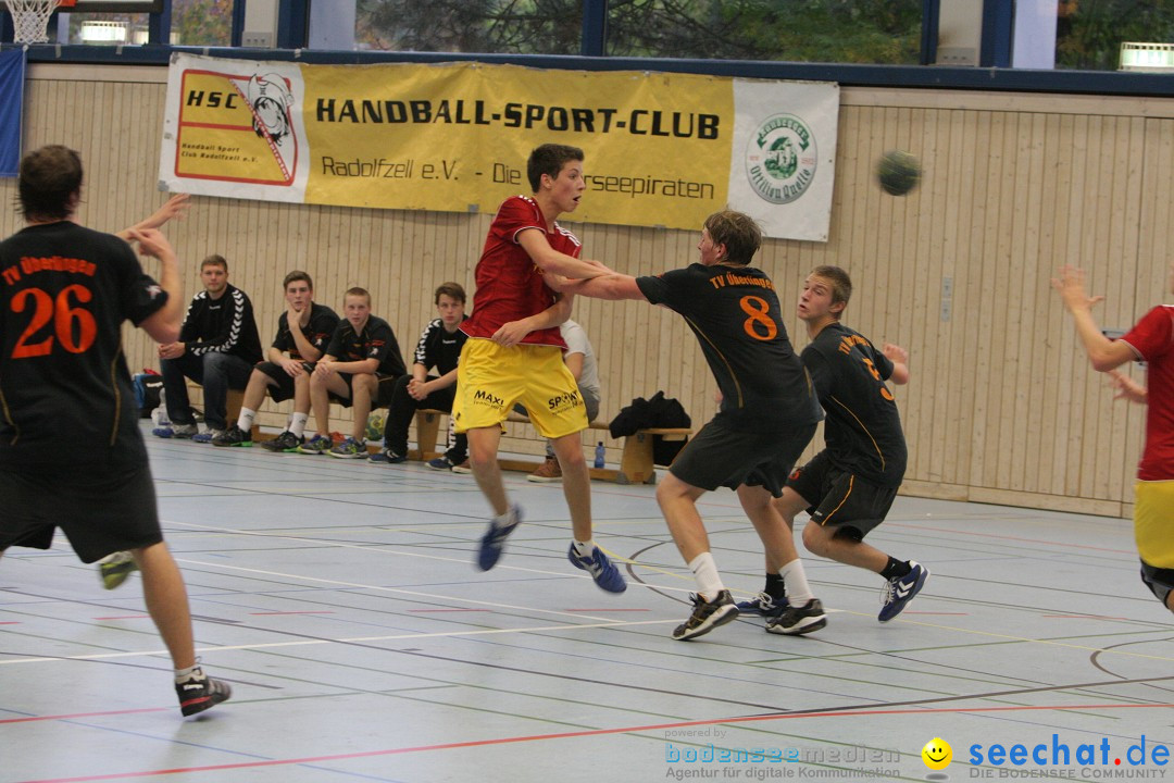 Handball Bodensee: HSC Radolfzell vs. TV Ueberlingen: Radolfzell, 20.10.13