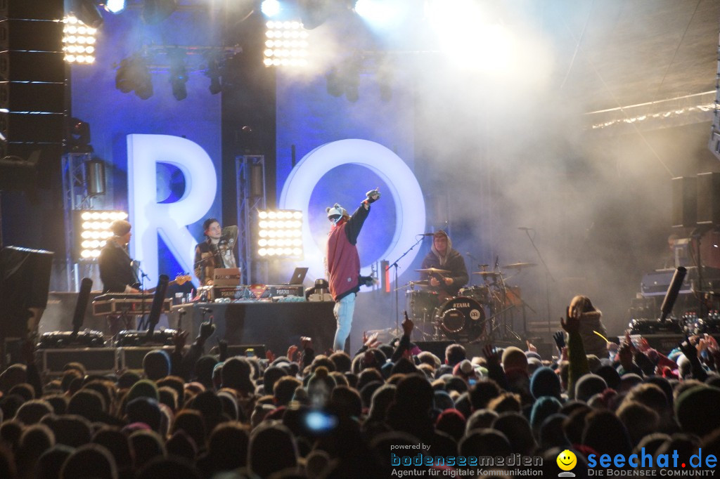 CRO Konzert auf dem FIS Snowboardcross Weltcup: Montafon, 07.12.2013