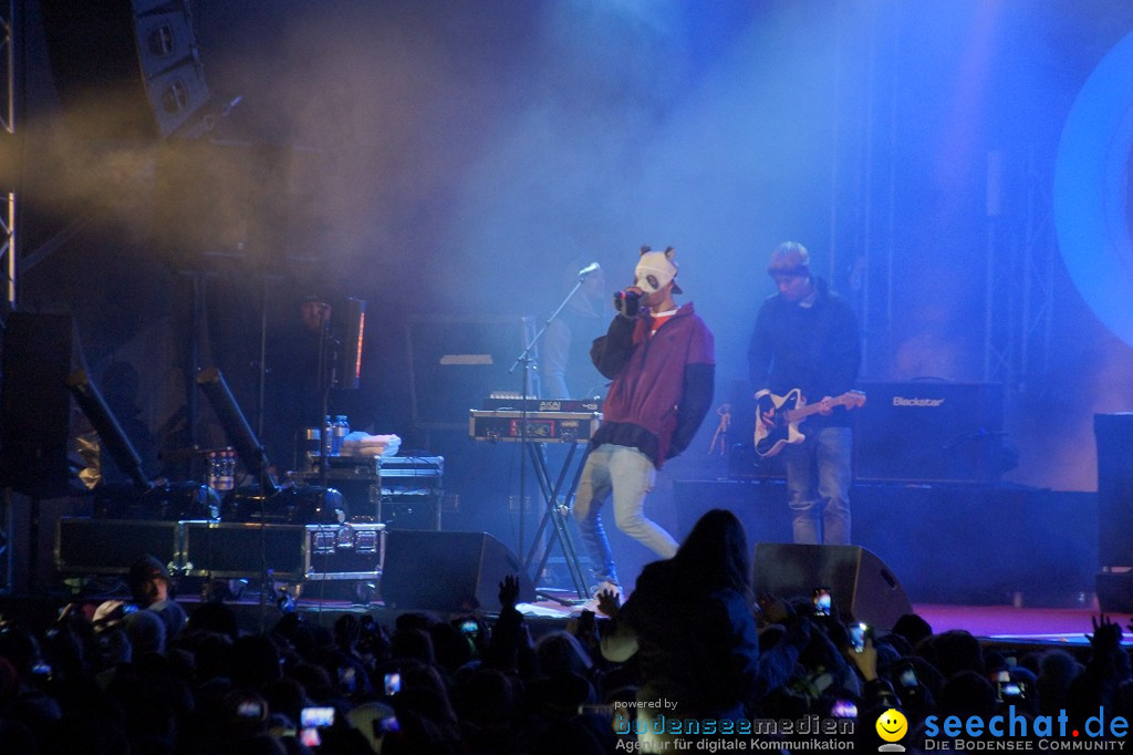 CRO Konzert auf dem FIS Snowboardcross Weltcup: Montafon, 07.12.2013