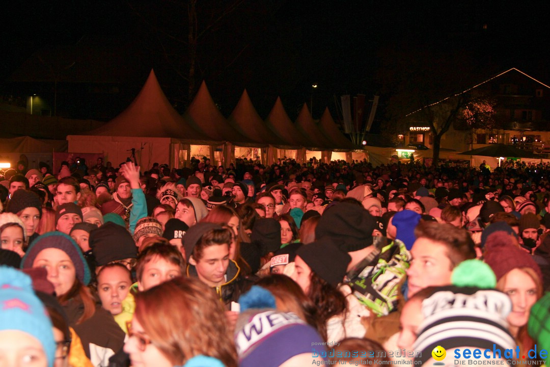 CRO Konzert auf dem FIS Snowboardcross Weltcup: Montafon, 07.12.2013