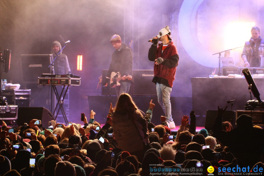 CRO Konzert auf dem FIS Snowboardcross Weltcup: Montafon, 07.12.2013