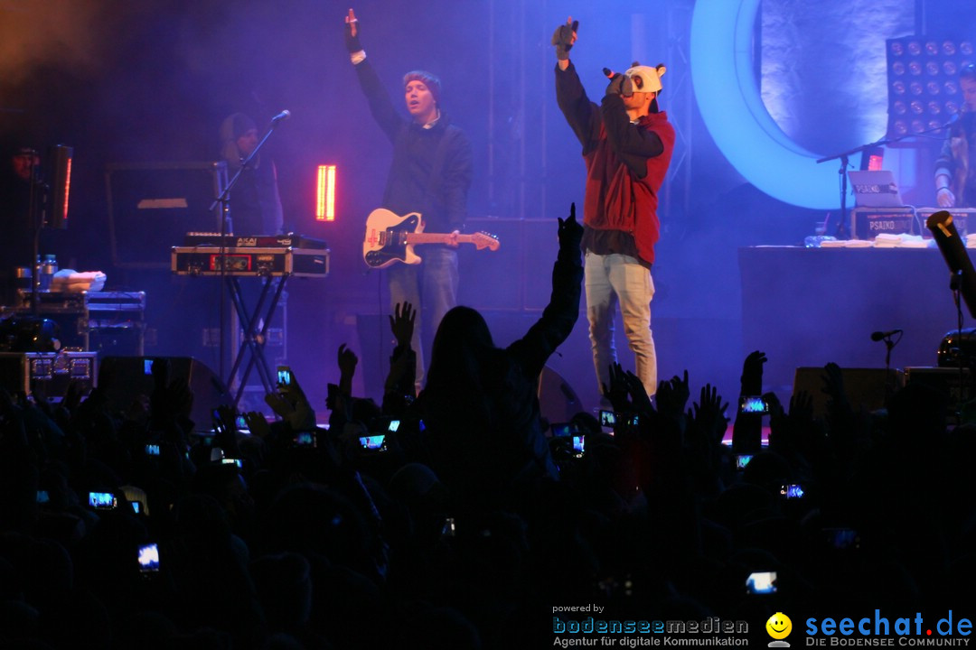 CRO Konzert auf dem FIS Snowboardcross Weltcup: Montafon, 07.12.2013