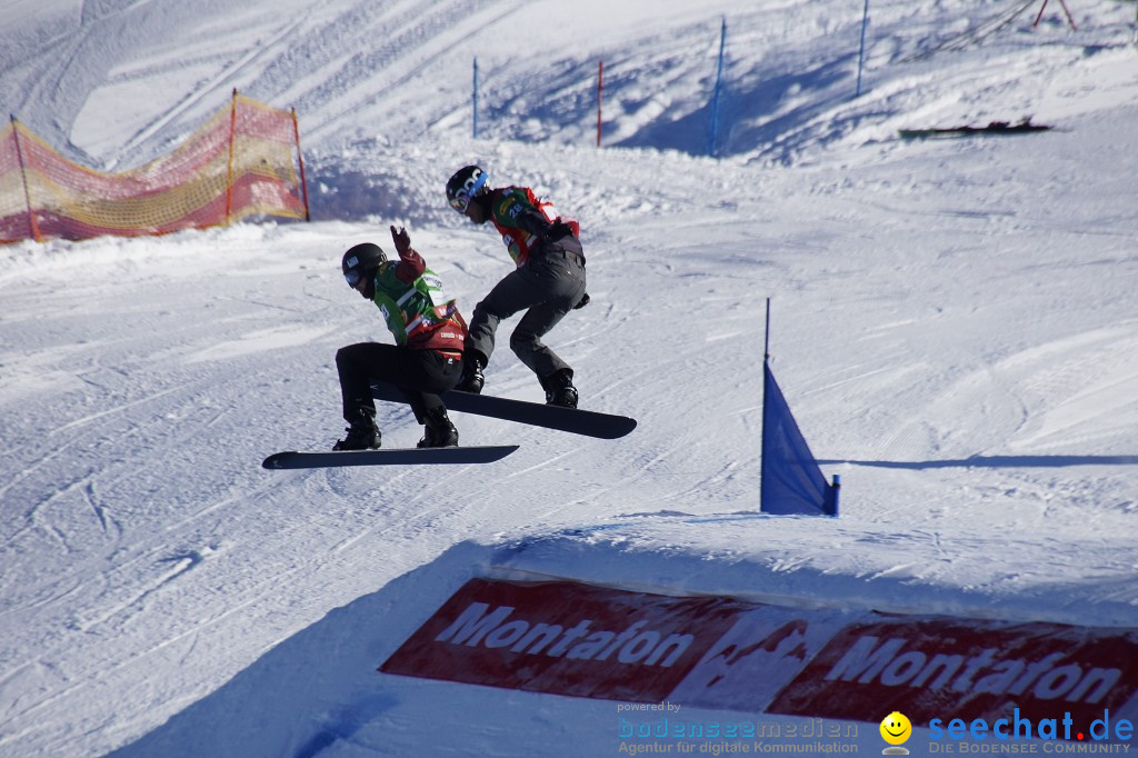 FIS Snowboardcross Weltcup im Montafon: Schruns, 08.12.2013