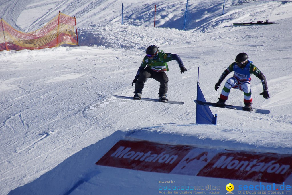 FIS Snowboardcross Weltcup im Montafon: Schruns, 08.12.2013