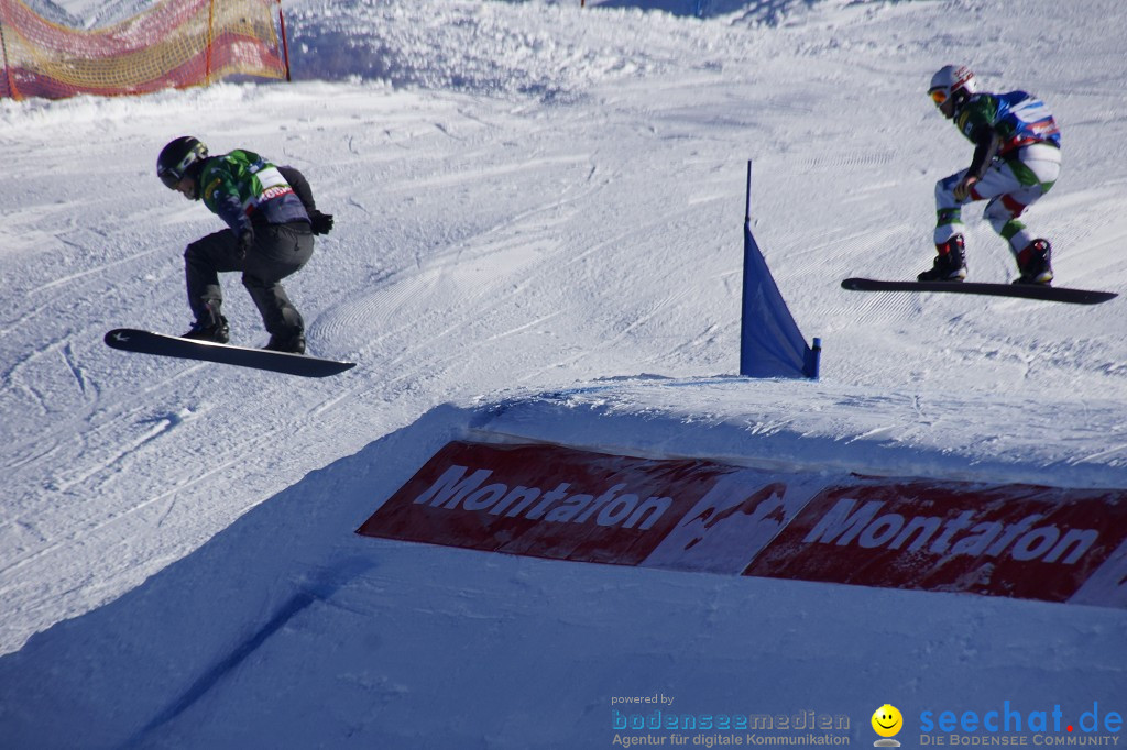 FIS Snowboardcross Weltcup im Montafon: Schruns, 08.12.2013