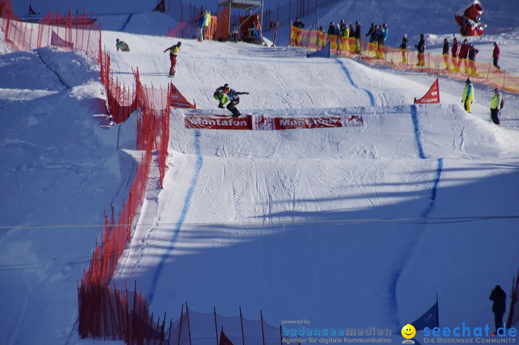 FIS Snowboardcross Weltcup im Montafon: Schruns, 08.12.2013