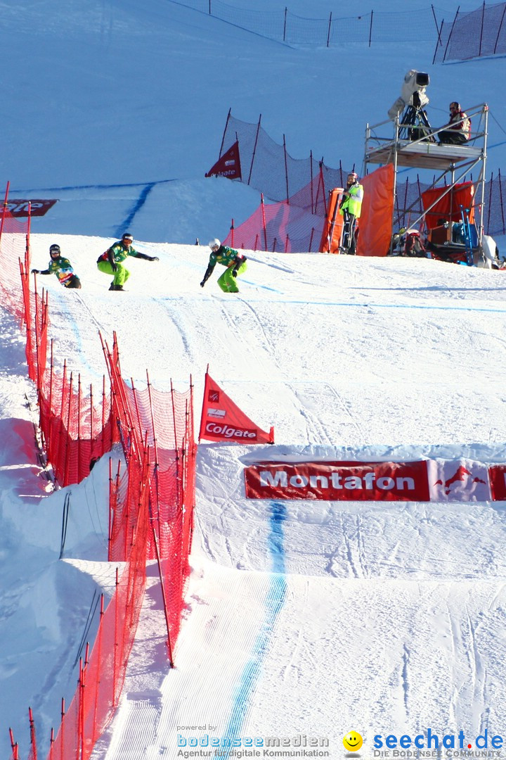 FIS Snowboardcross Weltcup im Montafon: Schruns, 08.12.2013