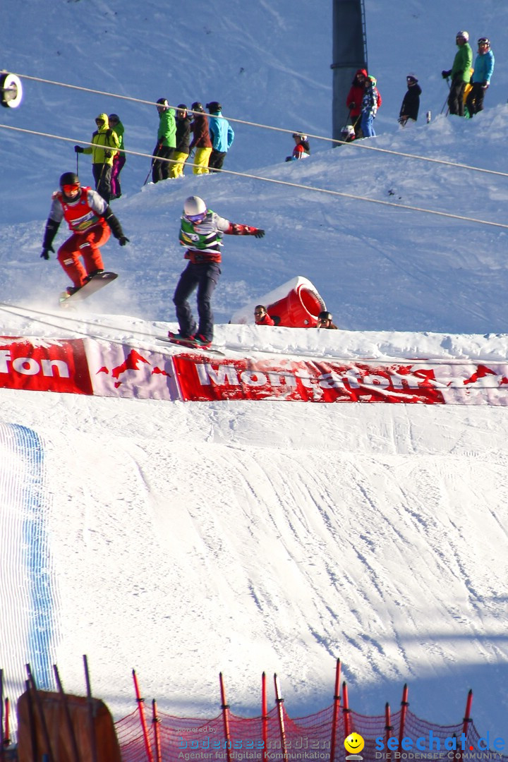 FIS Snowboardcross Weltcup im Montafon: Schruns, 08.12.2013