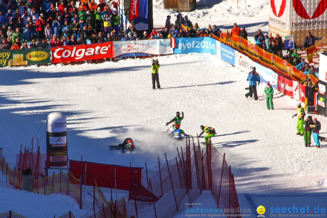 FIS Snowboardcross Weltcup im Montafon: Schruns, 08.12.2013