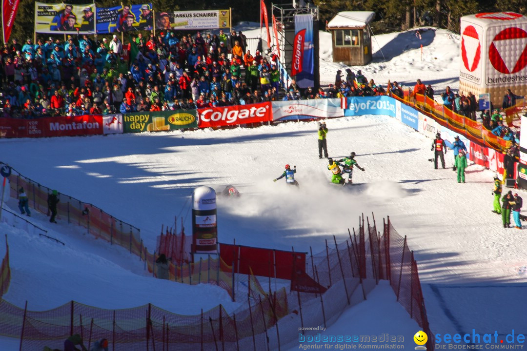 FIS Snowboardcross Weltcup im Montafon: Schruns, 08.12.2013