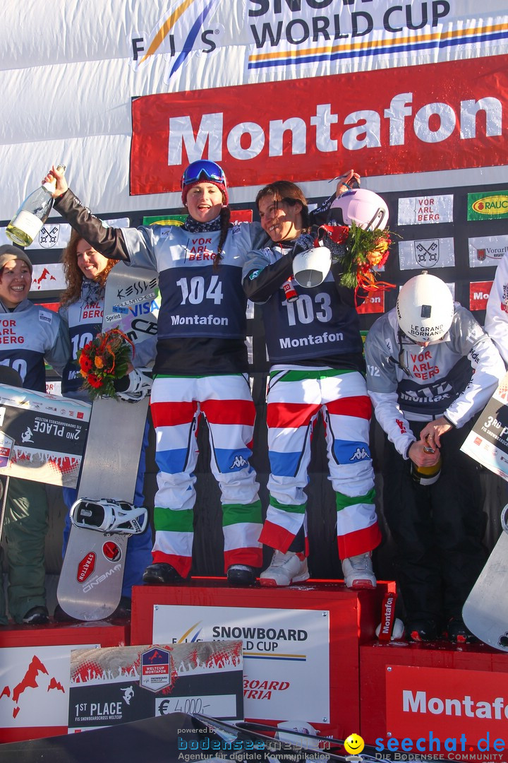 FIS Snowboardcross Weltcup im Montafon: Schruns, 08.12.2013