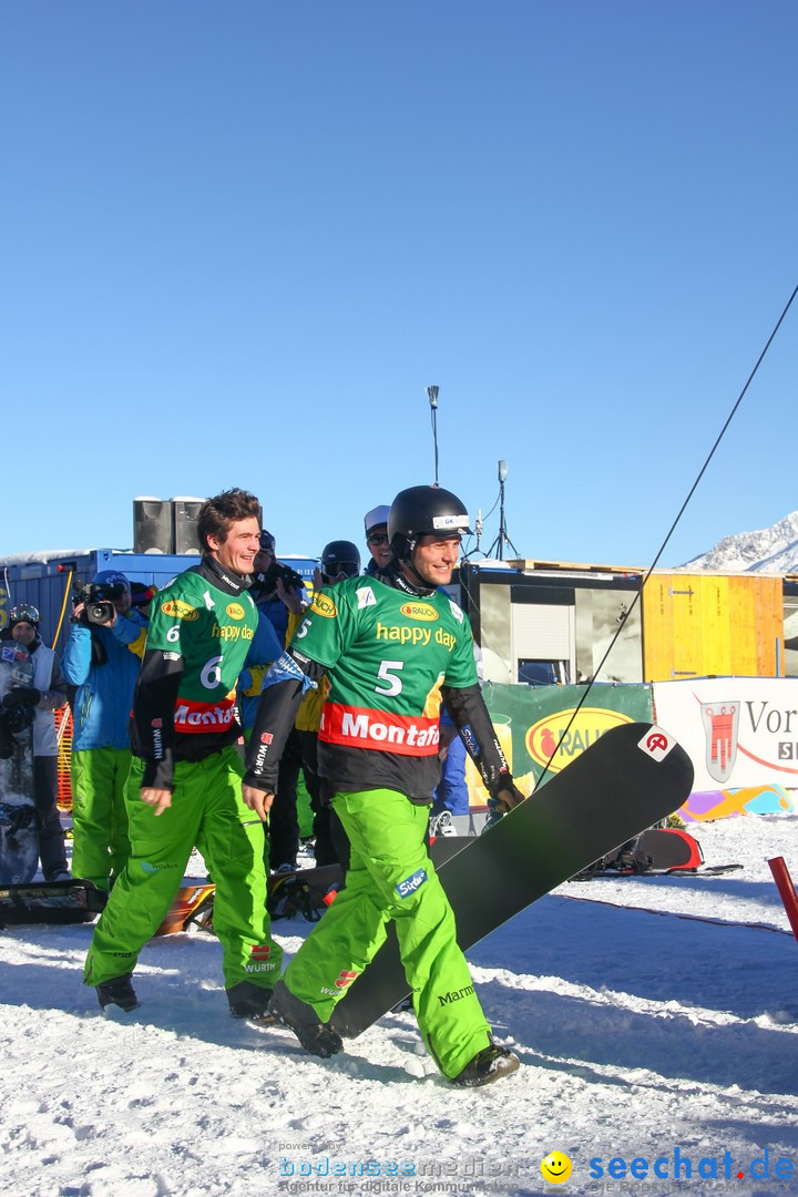 FIS Snowboardcross Weltcup im Montafon: Schruns, 08.12.2013