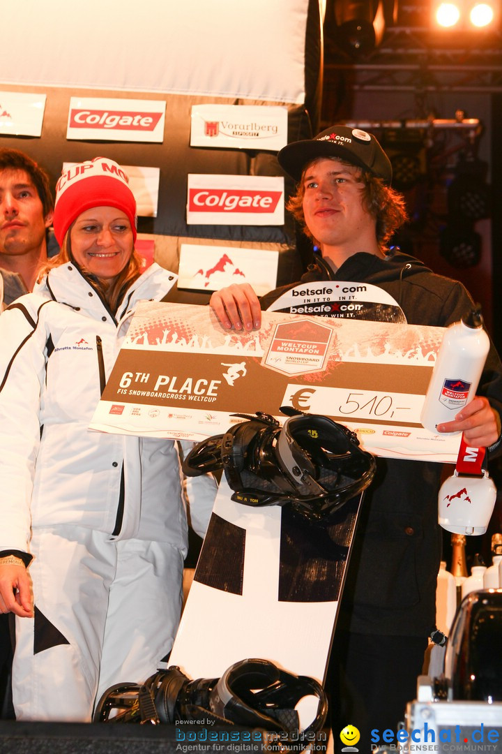 FIS Snowboardcross Weltcup im Montafon: Schruns, 08.12.2013