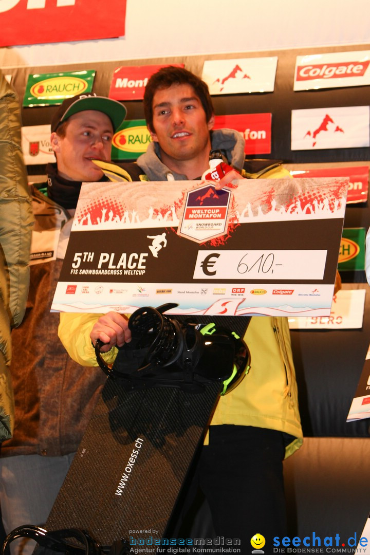 FIS Snowboardcross Weltcup im Montafon: Schruns, 08.12.2013