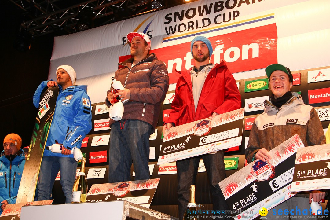 FIS Snowboardcross Weltcup im Montafon: Schruns, 08.12.2013