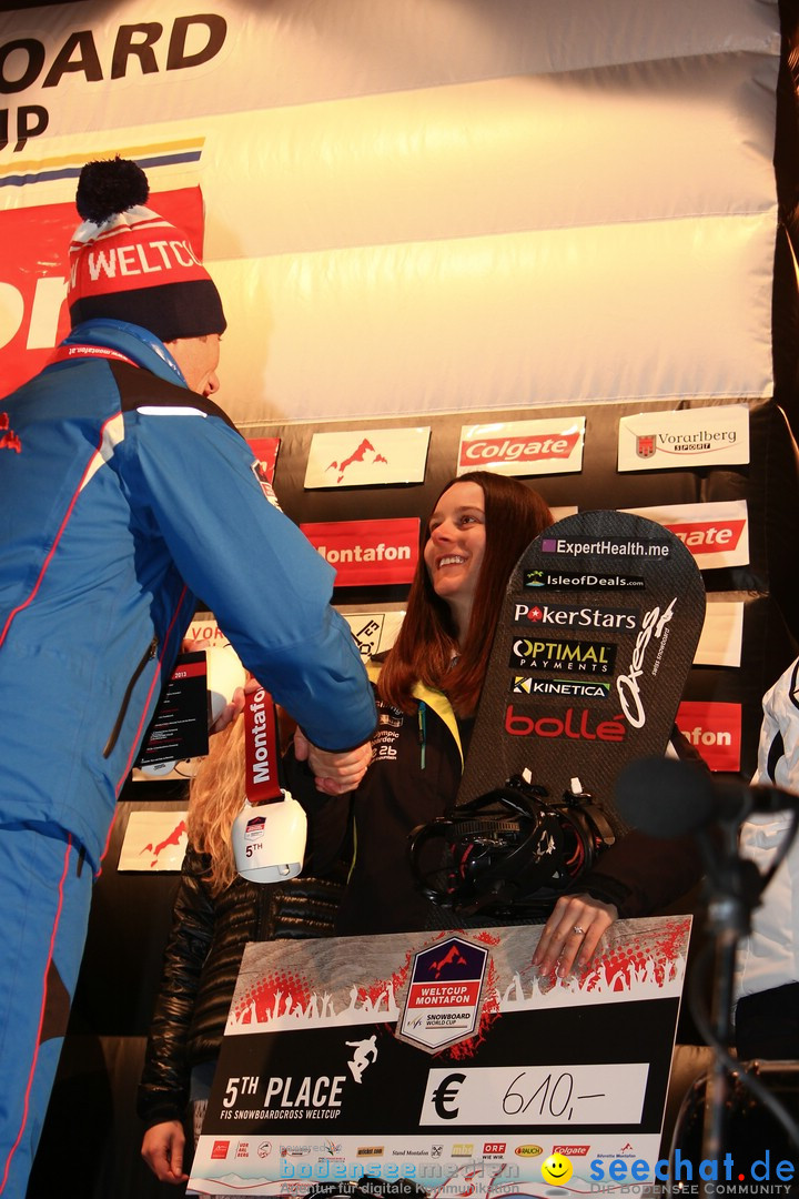 FIS Snowboardcross Weltcup im Montafon: Schruns, 08.12.2013