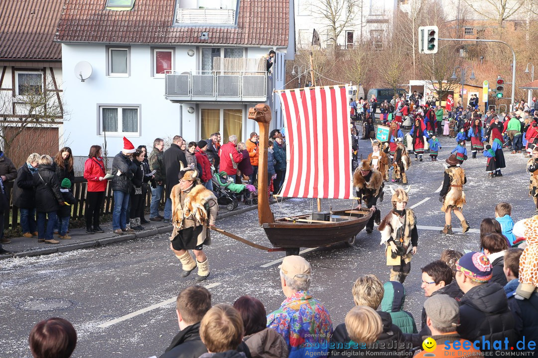 Narrensprung: Hasenweiler am Bodensee, 12.01.2014