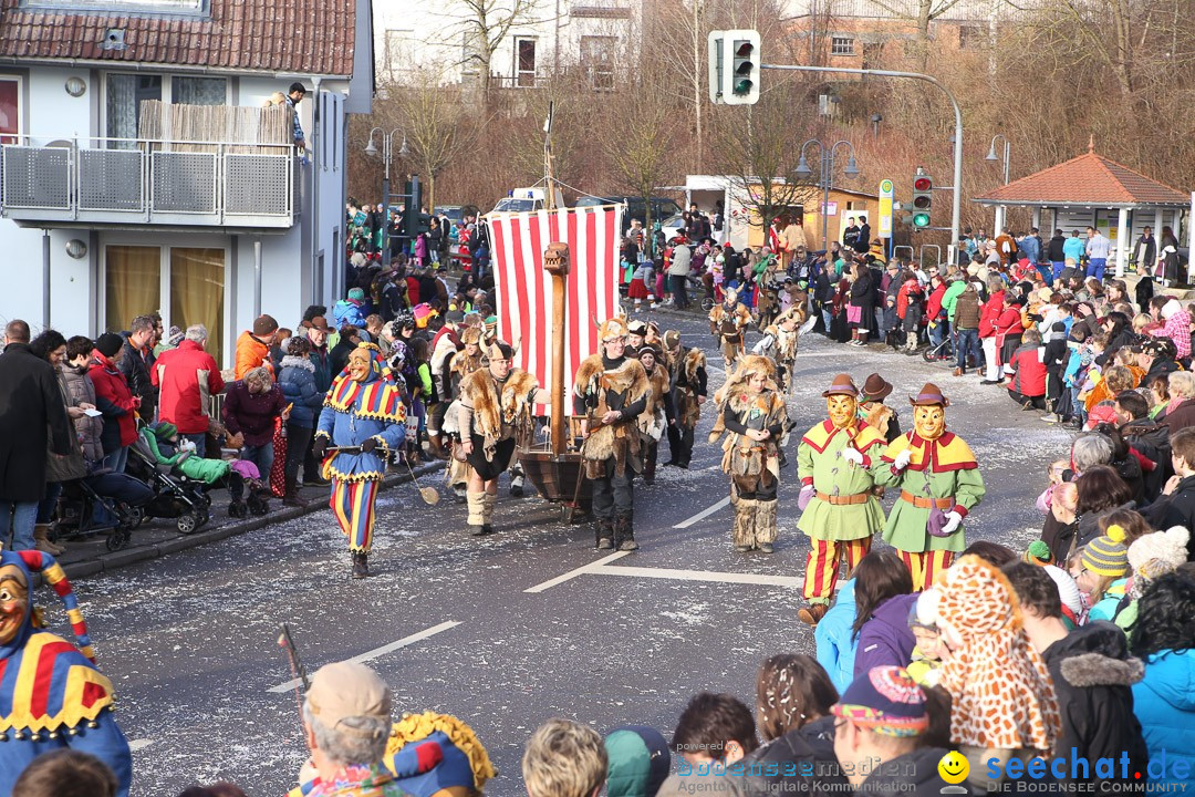 Narrensprung: Hasenweiler am Bodensee, 12.01.2014