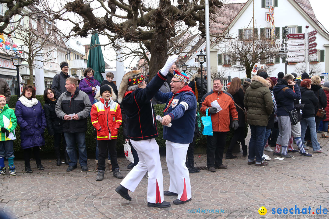 Narrensprung: Langenargen am Bodensee, 19.01.2014