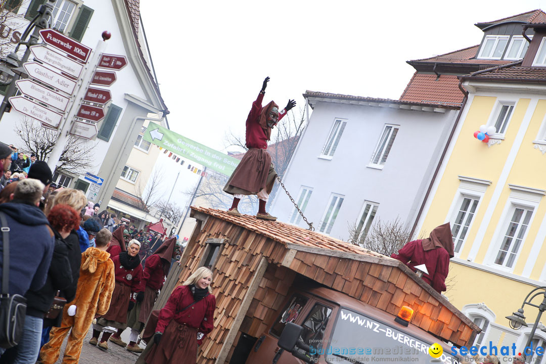 Narrensprung: Langenargen am Bodensee, 19.01.2014