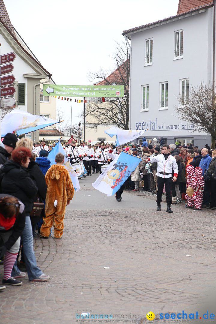 Narrensprung: Langenargen am Bodensee, 19.01.2014