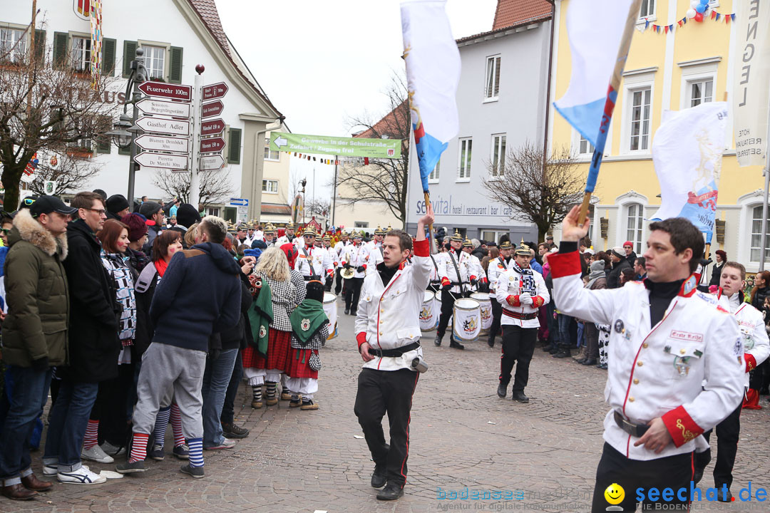 Narrensprung: Langenargen am Bodensee, 19.01.2014