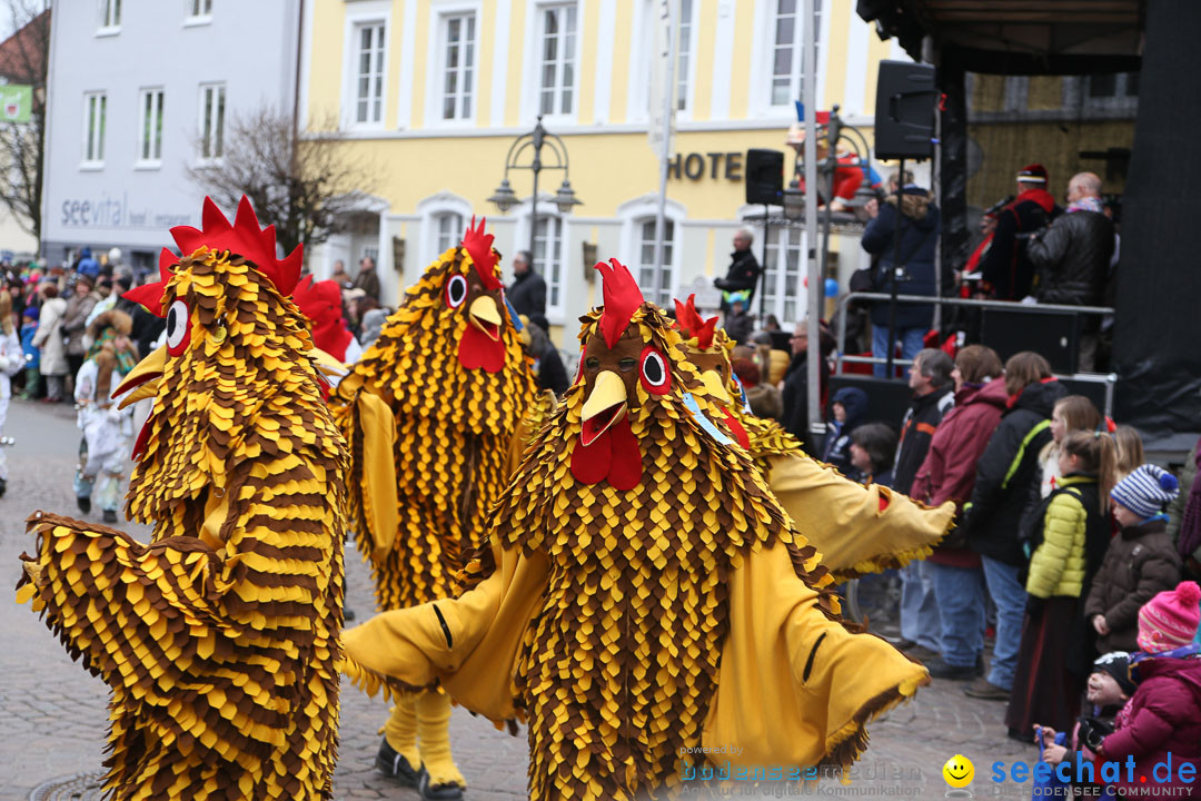 Narrensprung: Langenargen am Bodensee, 19.01.2014