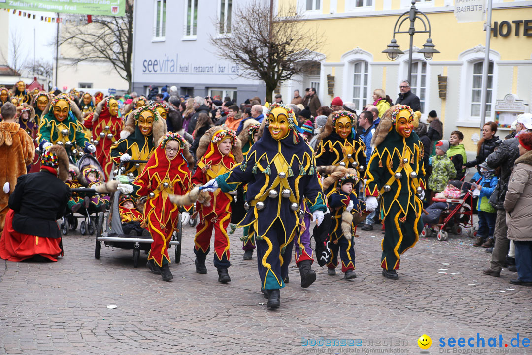 Narrensprung: Langenargen am Bodensee, 19.01.2014