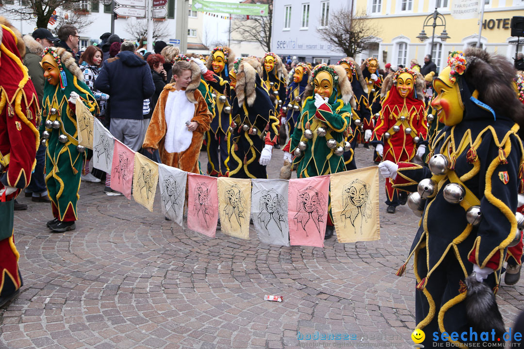 Narrensprung: Langenargen am Bodensee, 19.01.2014