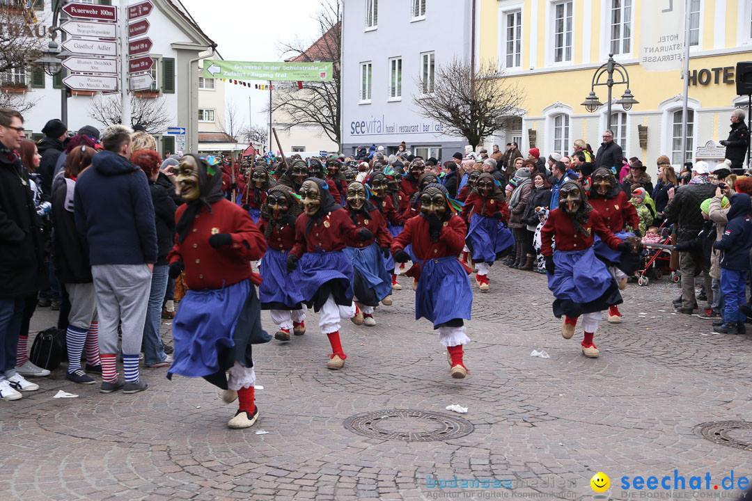 Narrensprung: Langenargen am Bodensee, 19.01.2014