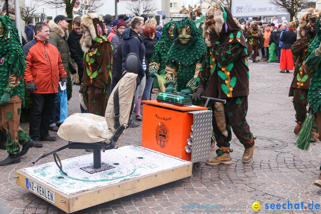 Narrensprung: Langenargen am Bodensee, 19.01.2014