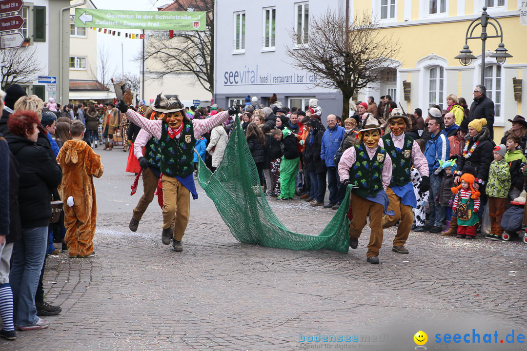 Narrensprung: Langenargen am Bodensee, 19.01.2014