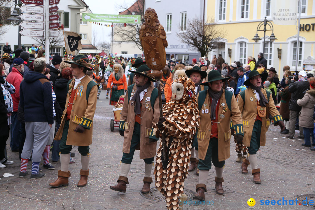 Narrensprung: Langenargen am Bodensee, 19.01.2014