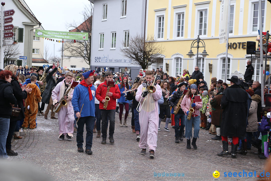 Narrensprung: Langenargen am Bodensee, 19.01.2014