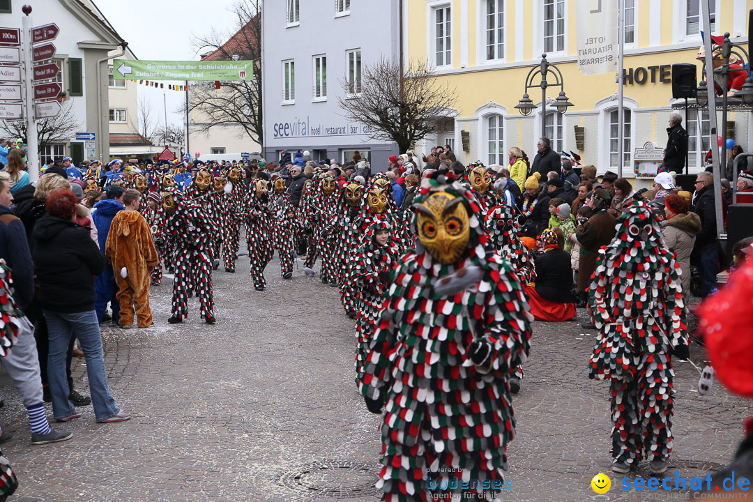 Narrensprung: Langenargen am Bodensee, 19.01.2014